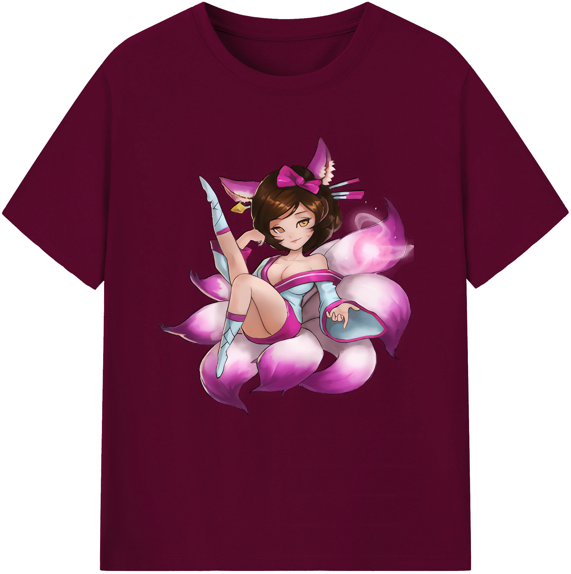 （画像用） リーグ・オブ・レジェンド League of Legends LOL レディースカジュアルプリントTシャツ（綿100％）